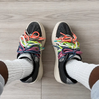 4-Pack Natural Cotton Scrunch Crew Socks