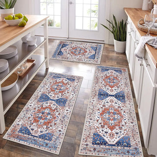 Boho Floral Rug 3-Piece Set
