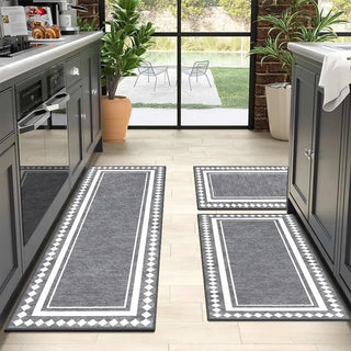 Boho Floral Rug 3-Piece Set