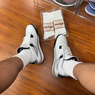 Vintage Scrunch Crew Socks · 2 Pairs