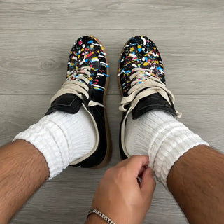 Vintage Scrunch Crew Socks · 2 Pairs