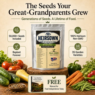 Heirsown • Heirloom Seed Vault Kit (35 Pack)