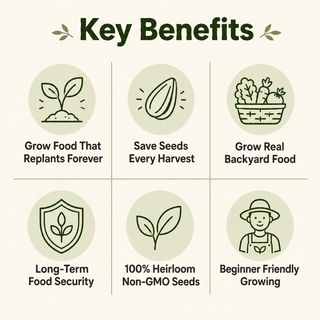 Heirsown • Heirloom Seed Vault Kit (35 Pack)