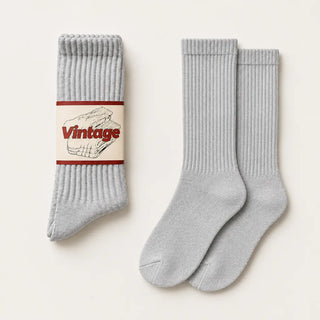 Vintage Scrunch Crew Socks · 1 Pairs