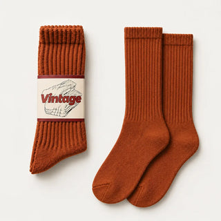 Vintage Scrunch Crew Socks · 1 Pairs