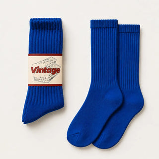 Vintage Scrunch Crew Socks · 1 Pairs