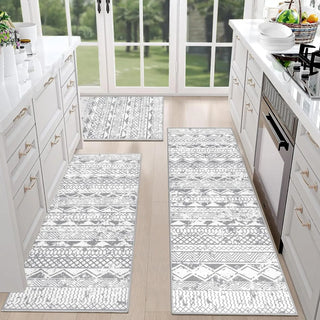 Boho Floral Rug 3-Piece Set