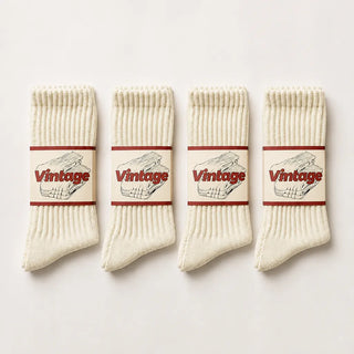 Vintage Scrunch Socks • Pack of 4
