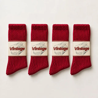 Vintage Scrunch Socks • Pack of 4
